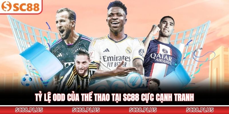 Tỷ lệ odd của thể thao tại SC88 cực cạnh tranh